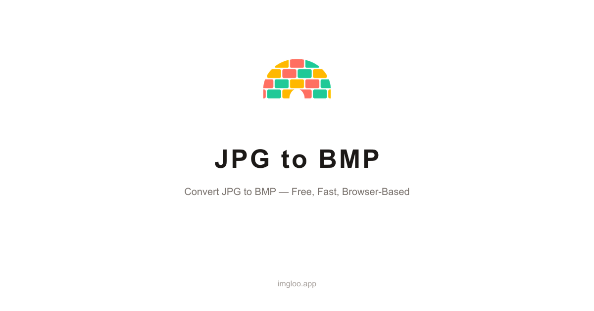 Convert JPG to BMP — Free Online JPG to BMP Converter | IMGLOO